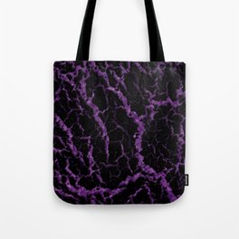 Cracked Space Lava - Glitter Purple Tote Bag