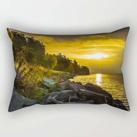 Morning Gold II Rectangular Pillow