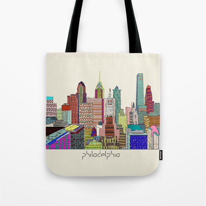 Philadelphia city sklyine Tote Bag