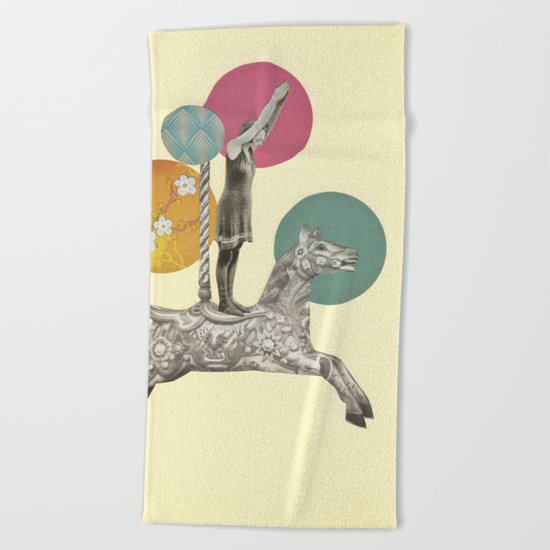 Runaway Horse Beach Towel