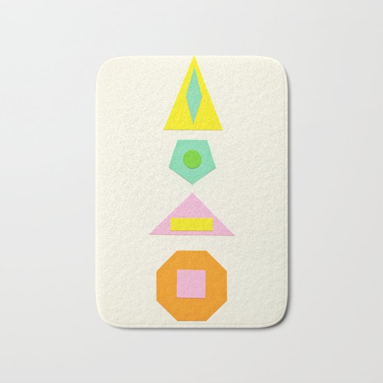 Shapes Within Shapes Bath Mat