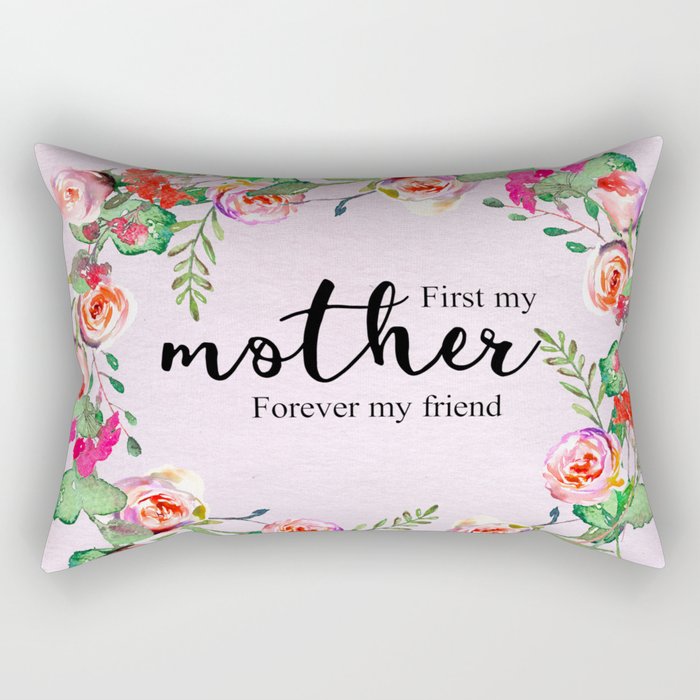 First my mother Rectangular Pillow