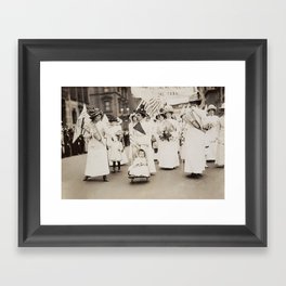 Suffragist Parade, 1912 Framed Art Print