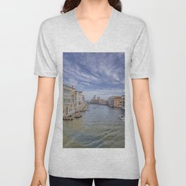 Basilica of Saint Mary of Health, Venice, Italy V Neck T Shirt