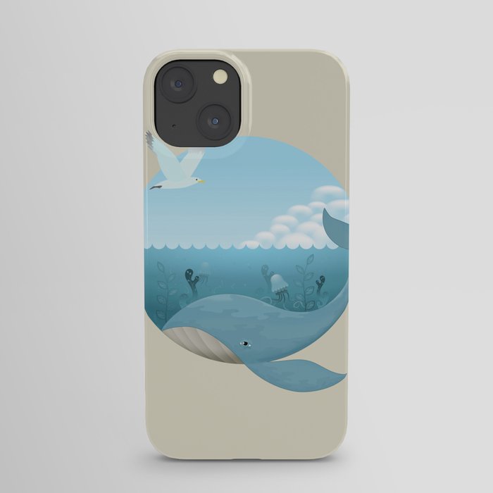Whale & Seagull (US and THEM) iPhone Case