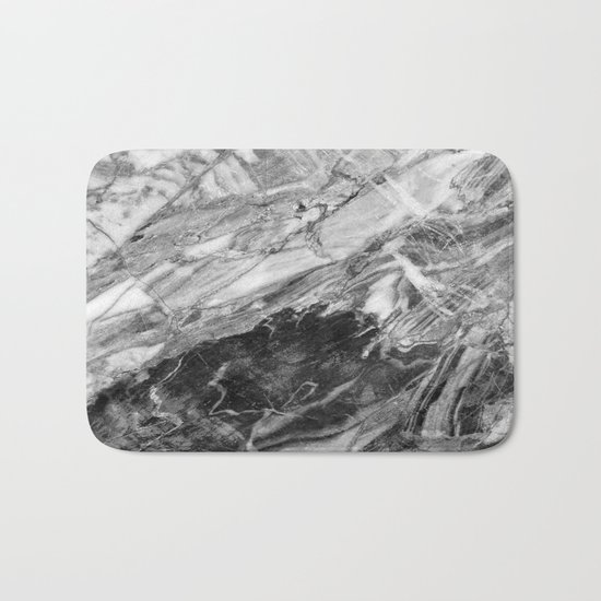 Carrara Marble Bath Mat