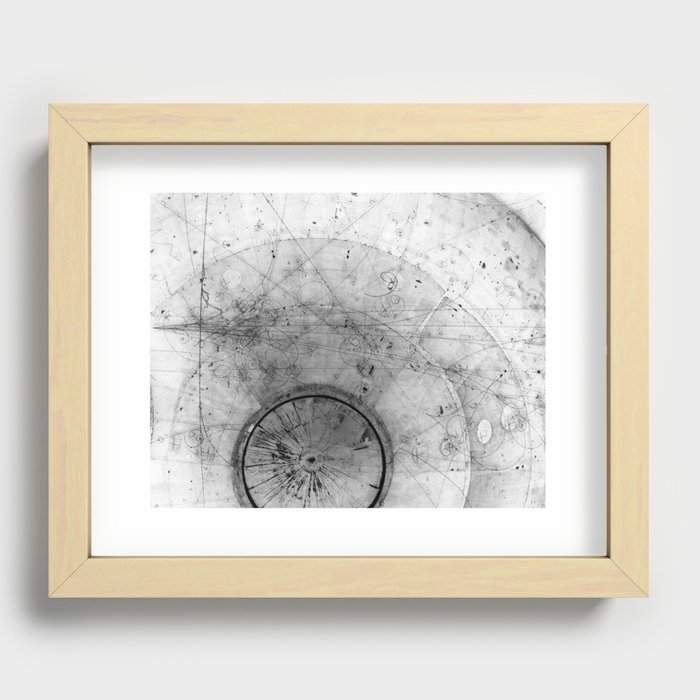 Particle Tracks Recessed Framed Print