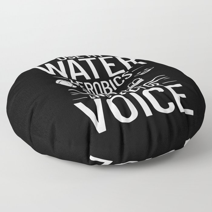 Water Aerobic Aqua Aquafit Fitness Workout Floor Pillow