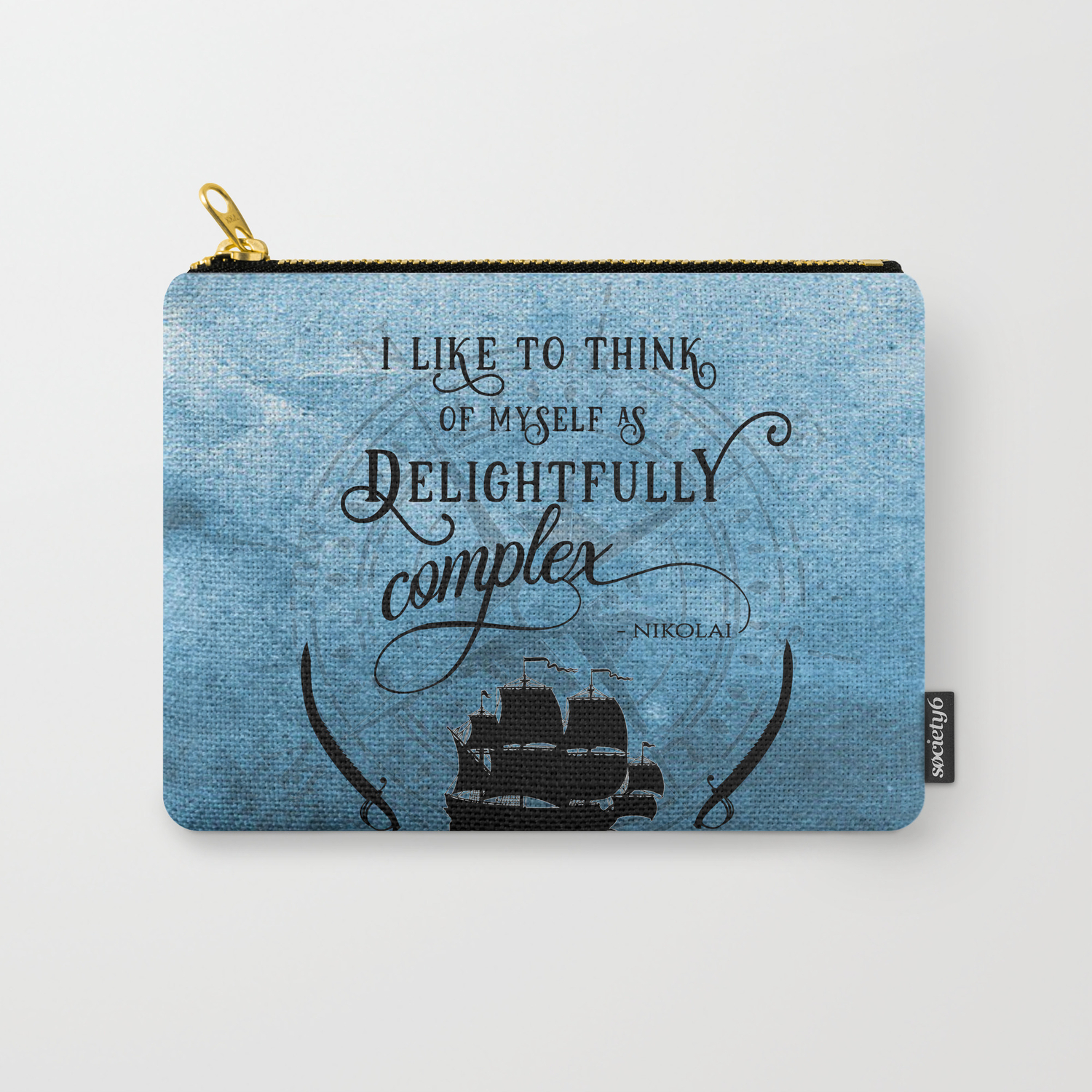 Delightfully Complex Quote Nikolai Lantsov Leigh Bardugo Carry All Pouch By Kimcarlika Society6 Shadow and bone sweatshirts & hoodies. delightfully complex quote nikolai lantsov leigh bardugo carry all pouch by kimcarlika