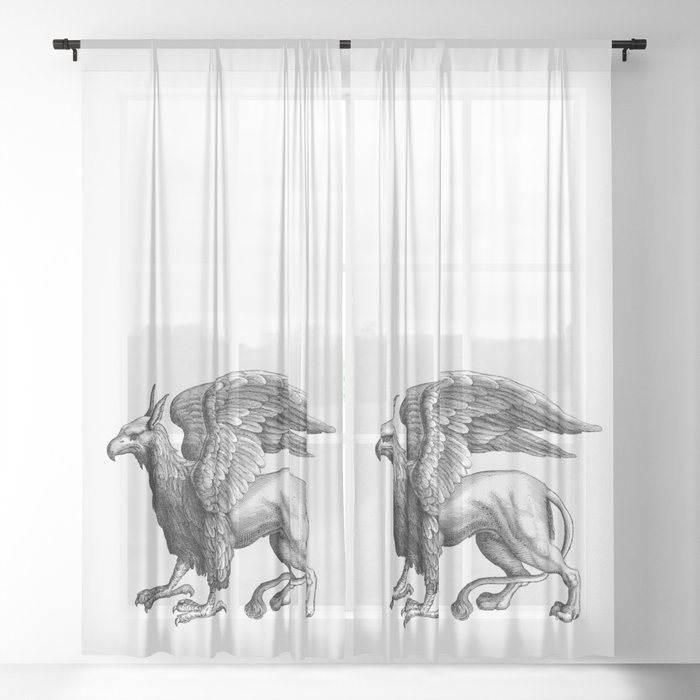 Peter the Griffin Sheer Curtain
