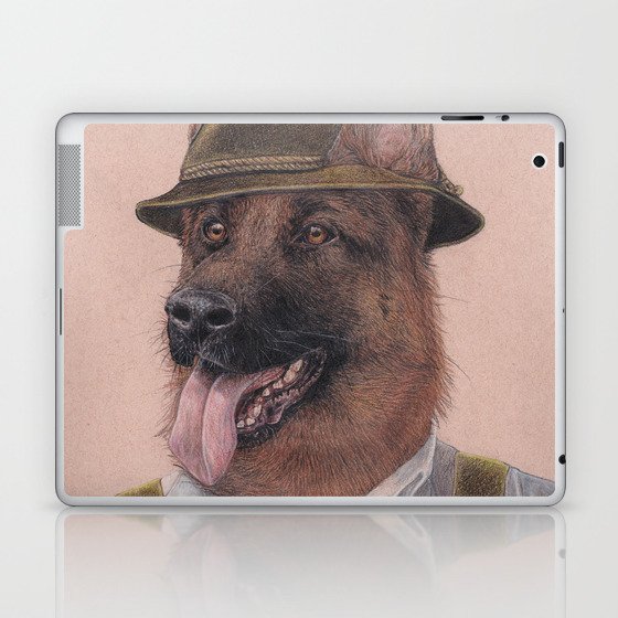 German Shepherd Laptop & iPad Skin
