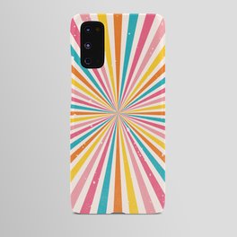 Sunburst Retro 70s Colorful Happy Groovy Android Case