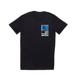 Arc-itecture Repeats T Shirt | Curves, Streetscene, Citylife, Shadows, Stripes, Funcaption, Color, Oneofacard, Building, Tintedglass 