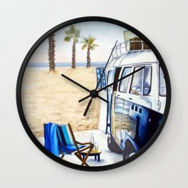 HOLIDAY AT THE BEACH Wall Clock