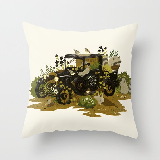 Home Sweet Home Throw Pillow