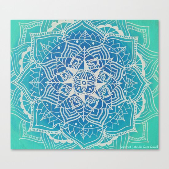 Sāgara Canvas Print