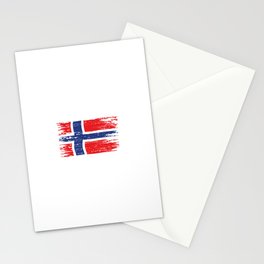 Kongsfjord 2022 - Angel Tour nach Norwegen mit Flagge Stationery Card