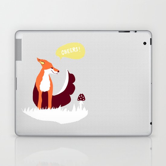 party animals - english fox Laptop & iPad Skin
