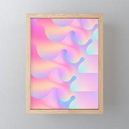 Rainbow Tie Dye Framed Mini Art Print
