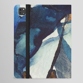 Cobalt Abstract iPad Folio Case