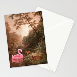 When The Bathers Are Gone Stationery Card