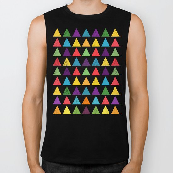Lovely geometric Pattern VV Biker Tank