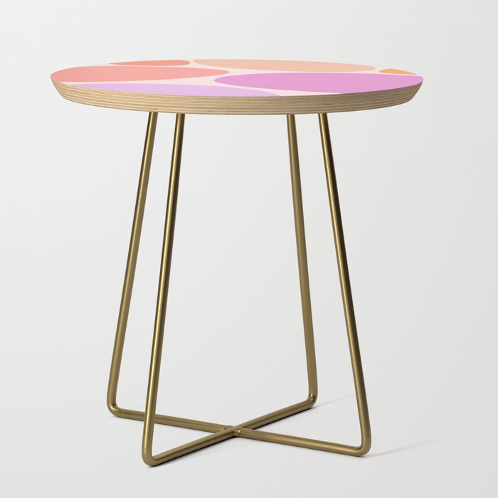 Kawaii Abstract Dino Pebbles Side Table