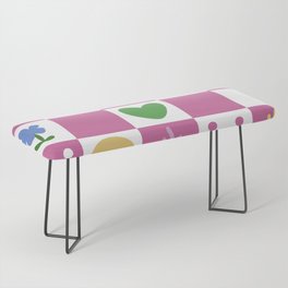 Color object checkerboard collection 17 Bench