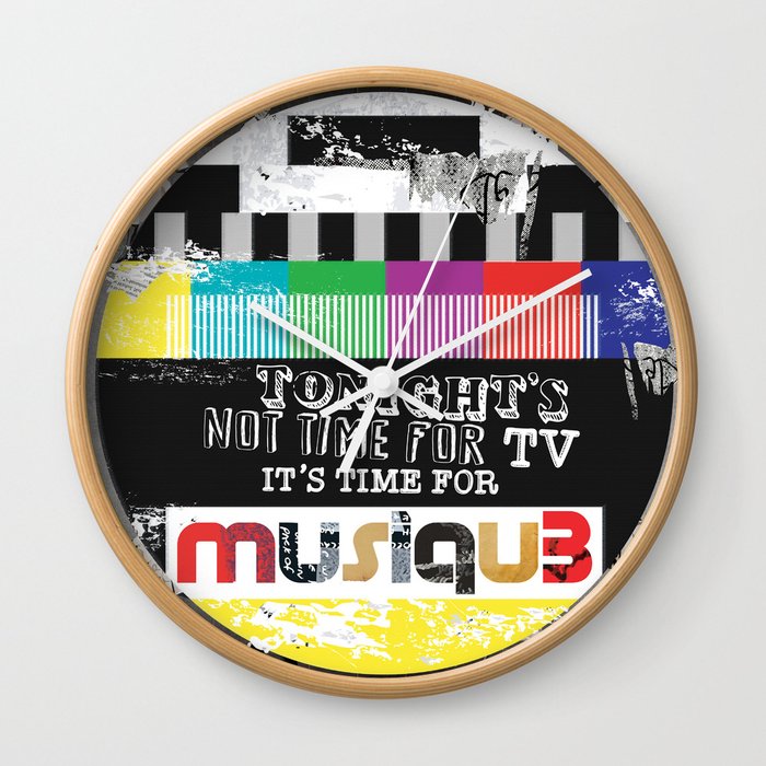 musiqu3 Wall Clock