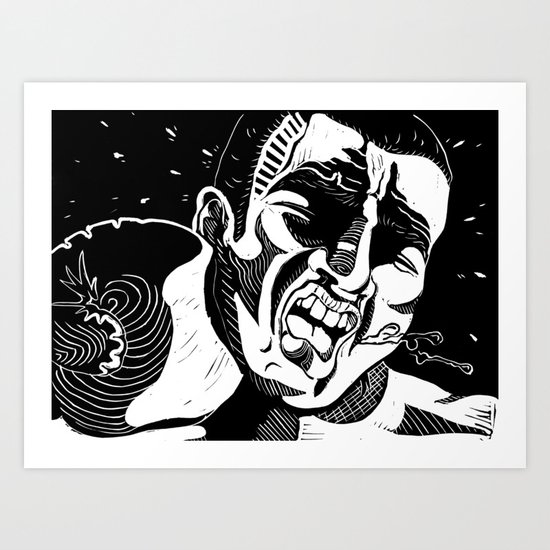 Glass Jaw Art Print