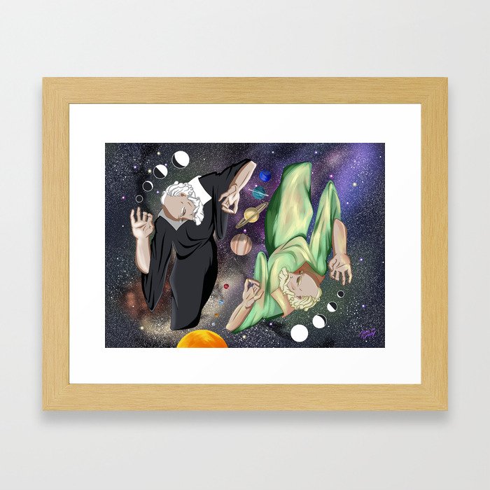 Funky Galileo Framed Art Print