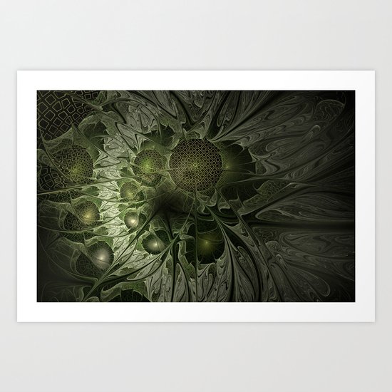 Fractal Moss Art Print