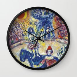 Marc Chagall Au Cirque Wall Clock