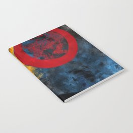 Abstract Expressionisme Painting Zen Universe Notebook