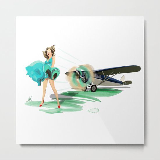 Wind Metal Print