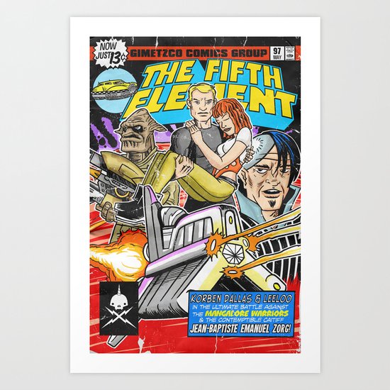 Bargain Bin: The 5th Element Art Print