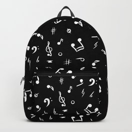Music Notes and Symbols  Backpack