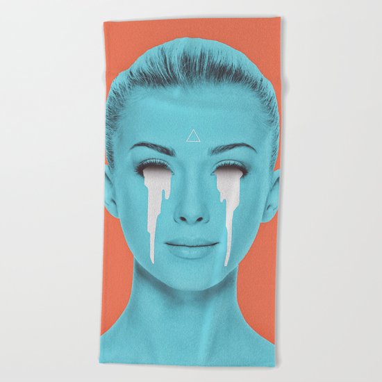 light overflow Beach Towel