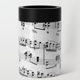 Stylized Music Paper Partition Pattern Can Cooler