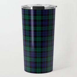 Blackwatch Modern Tartan - Scottish Tartan Travel Mug