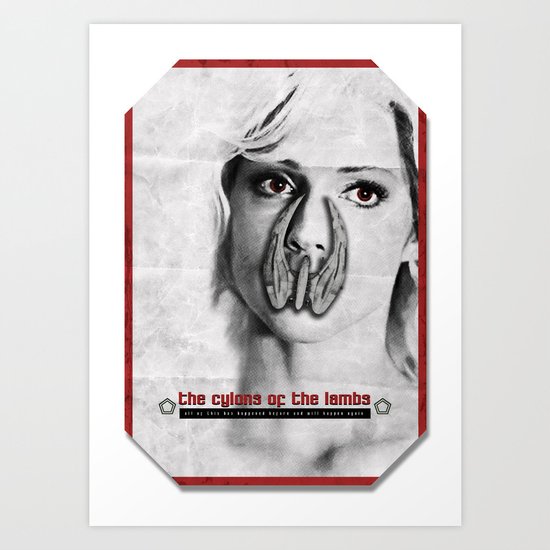 the cylons of the lambs Art Print