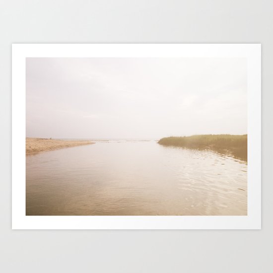 Coastal Opposites Art Print