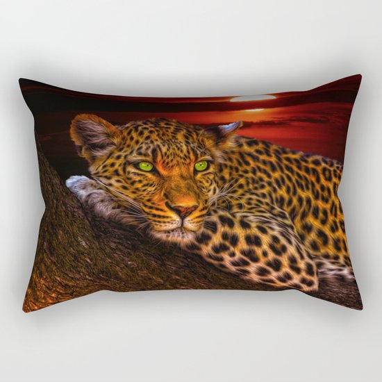 leopard Rectangular Pillow