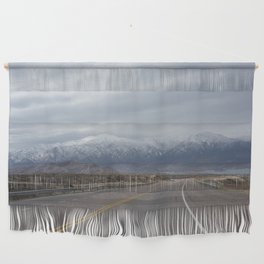 Argentina Photography - Road Going Beside Big Mountains Wall Hanging