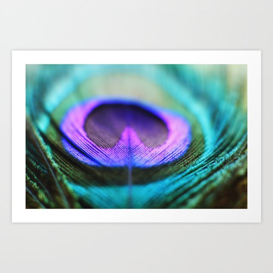 PEACOCK Art Print