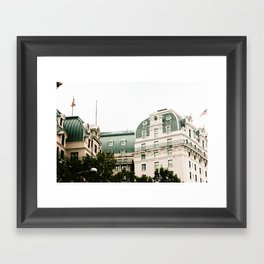 DC Hotel on a Summer Day Framed Art Print