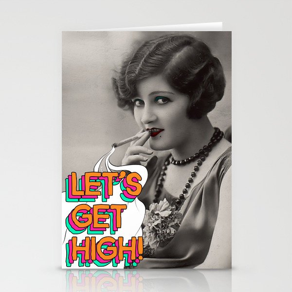 Let's Get High! Stationery Cards