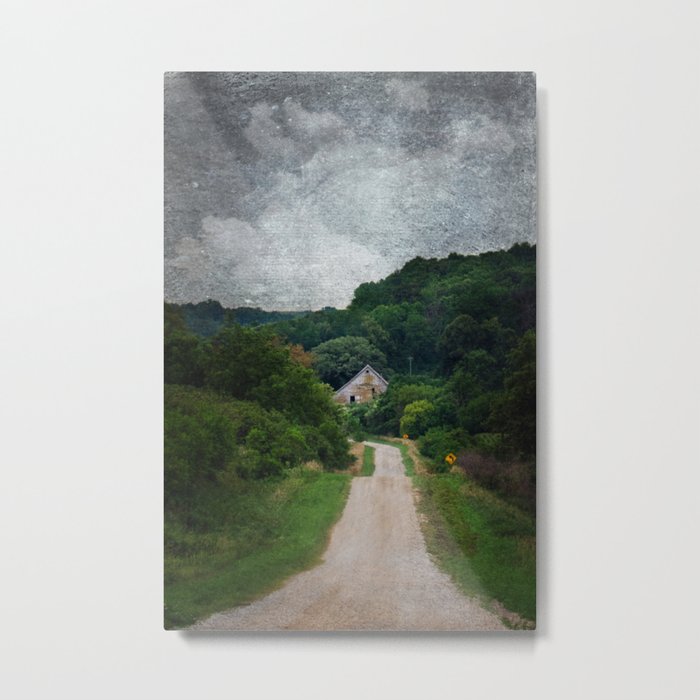 Peekaboo Barn Metal Print