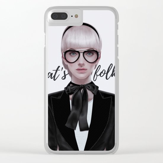That's__folks! Clear iPhone Case