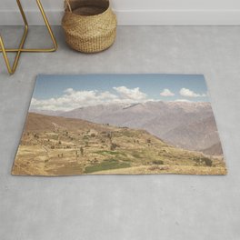 Colca canyon in Arequipa Peru Rug